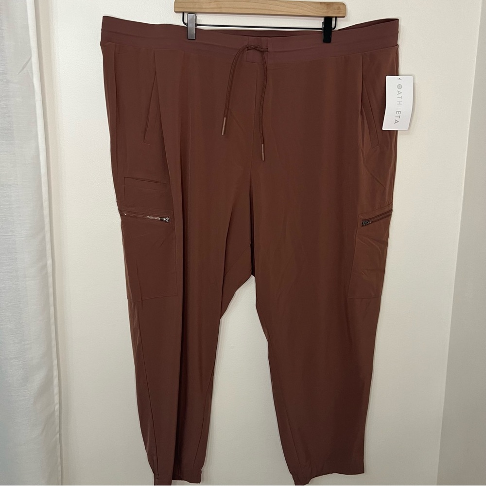 NWT Athleta Venture Pant Mauve Women's Size 26 Athleticwear Athleisure - Picture 4 of 8
